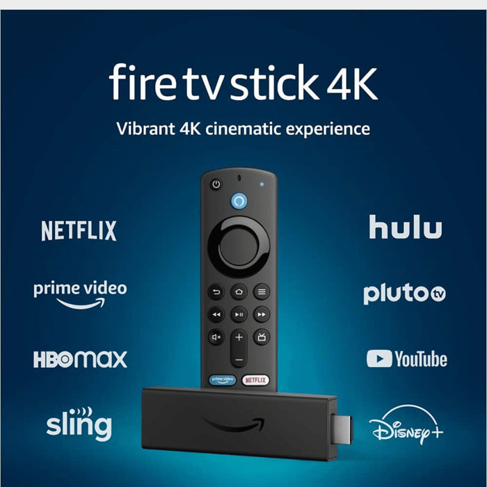 Amazon 4K Fire TV Stick & Remote with built in Alexa - KWT Tech Mart