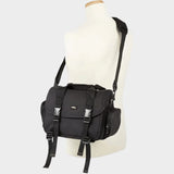 AmazonBasics Large DSLR Gadget Bag (Grey Interior) – Black  - KWT Tech Mart