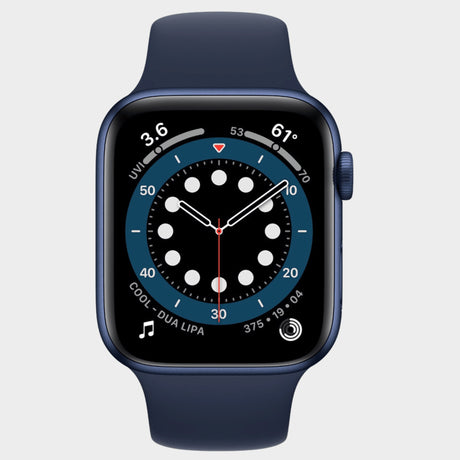 Apple Watch Series 6 GPS, 44mm Blue Aluminum Case – Blue - KWT Tech Mart