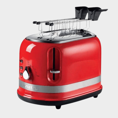 Ariete Stainless Steel Moderna 2 Slice Toaster, 0149R - Red - KWT Tech Mart