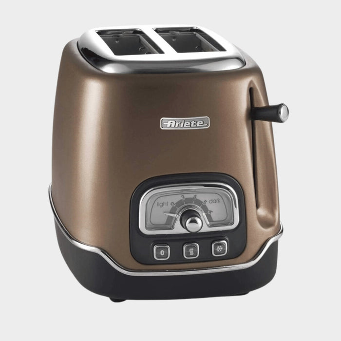 Ariete Classica 2 Slice Toaster, 0158 - Copper - KWT Tech Mart