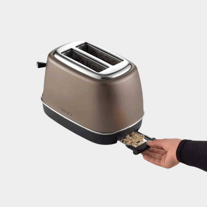 Ariete Classica 2 Slice Toaster, 0158 - Copper - KWT Tech Mart