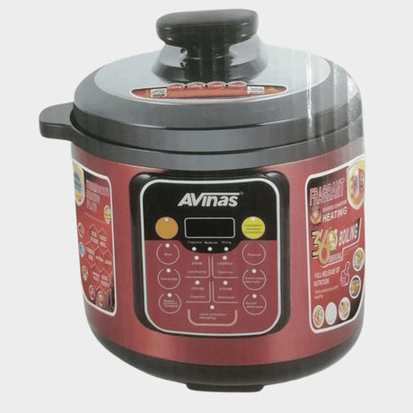 Avinas 6L Electric Rice Pressure Cooker Saucepan Steamer - KWT Tech Mart