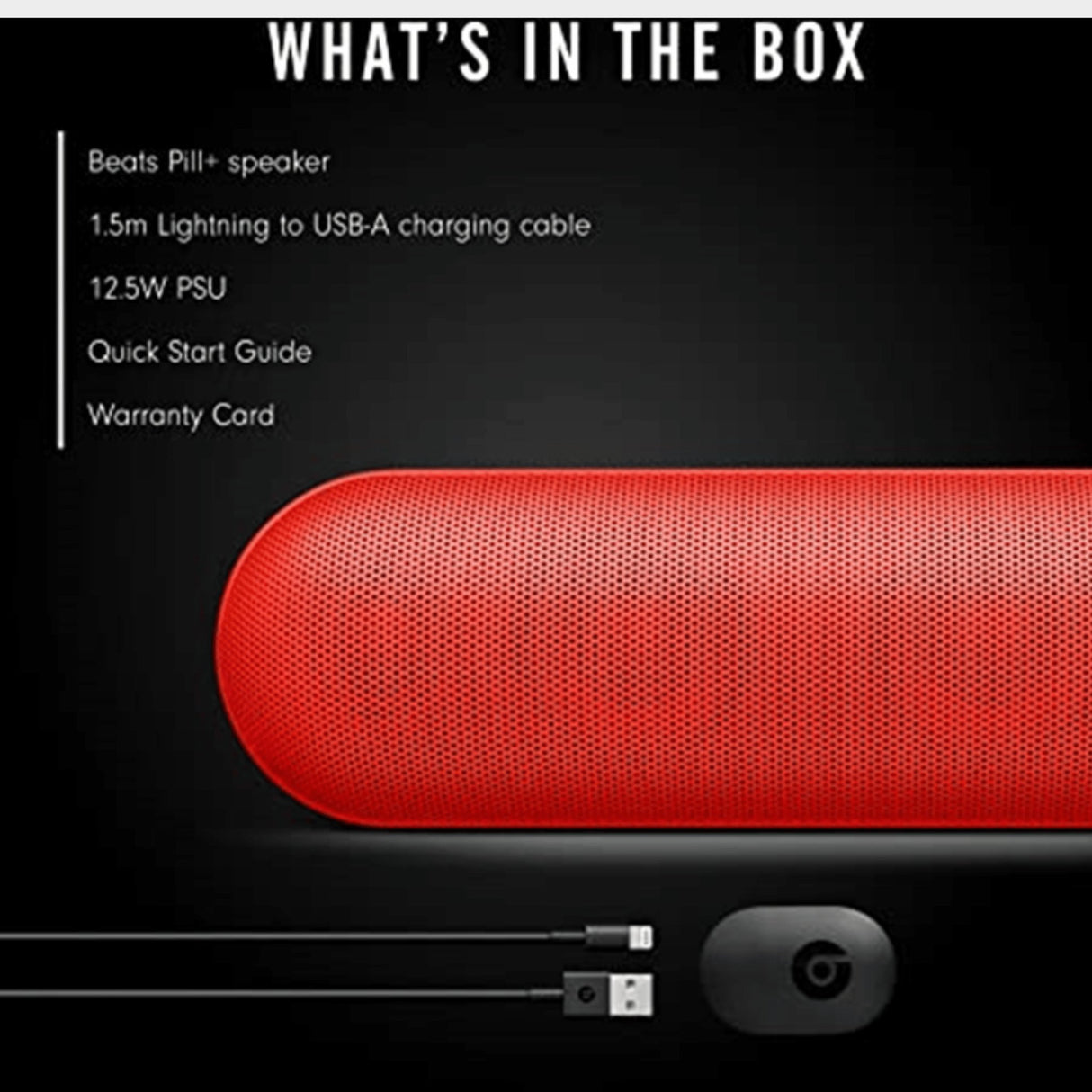 Beats Pill+ Portable Wireless Speaker, Stereo Bluetooth– Red - KWT Tech Mart