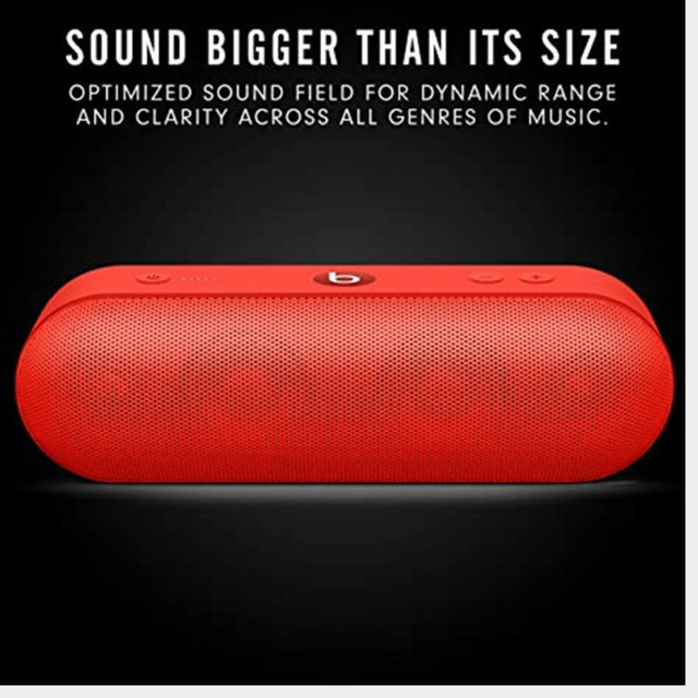 Beats Pill+ Portable Wireless Speaker, Stereo Bluetooth– Red - KWT Tech Mart