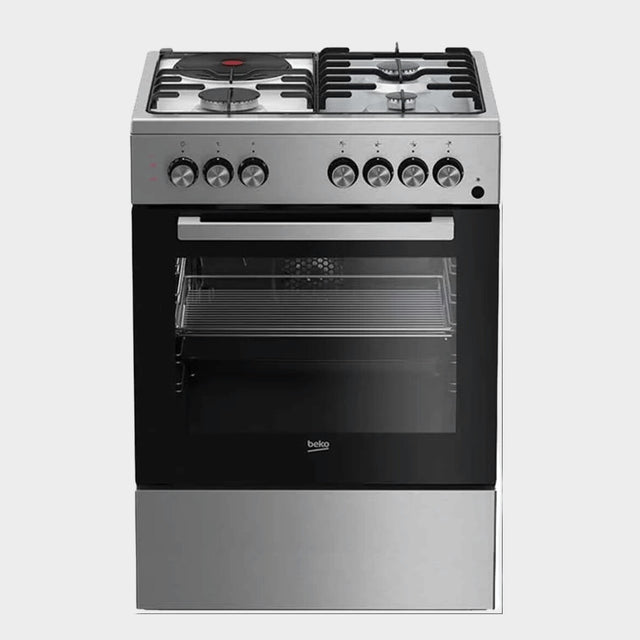 Beko 6060 Cooker 2 Gas 2 Hotplates + Oven Grill FSET1631 - KWT Tech Mart