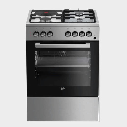 Beko 60x60cm Cooker, 3GAS + 1 Hotplate, Oven FSET63110DX - KWT Tech Mart