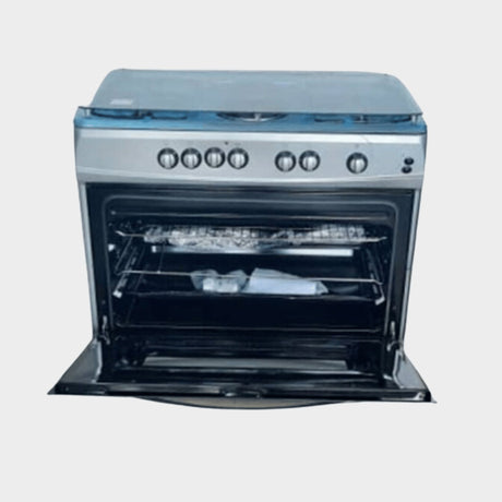 Besto Commercial 4 Gas + 2 Electric Cooker with Oven 90x60cm - KWT Tech Mart