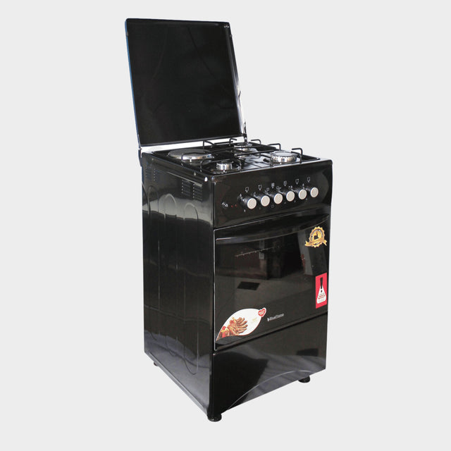 Blue flame 50x50cm, 3Gas + 1Electric Cooker + Oven, C5031E–B - KWT Tech Mart