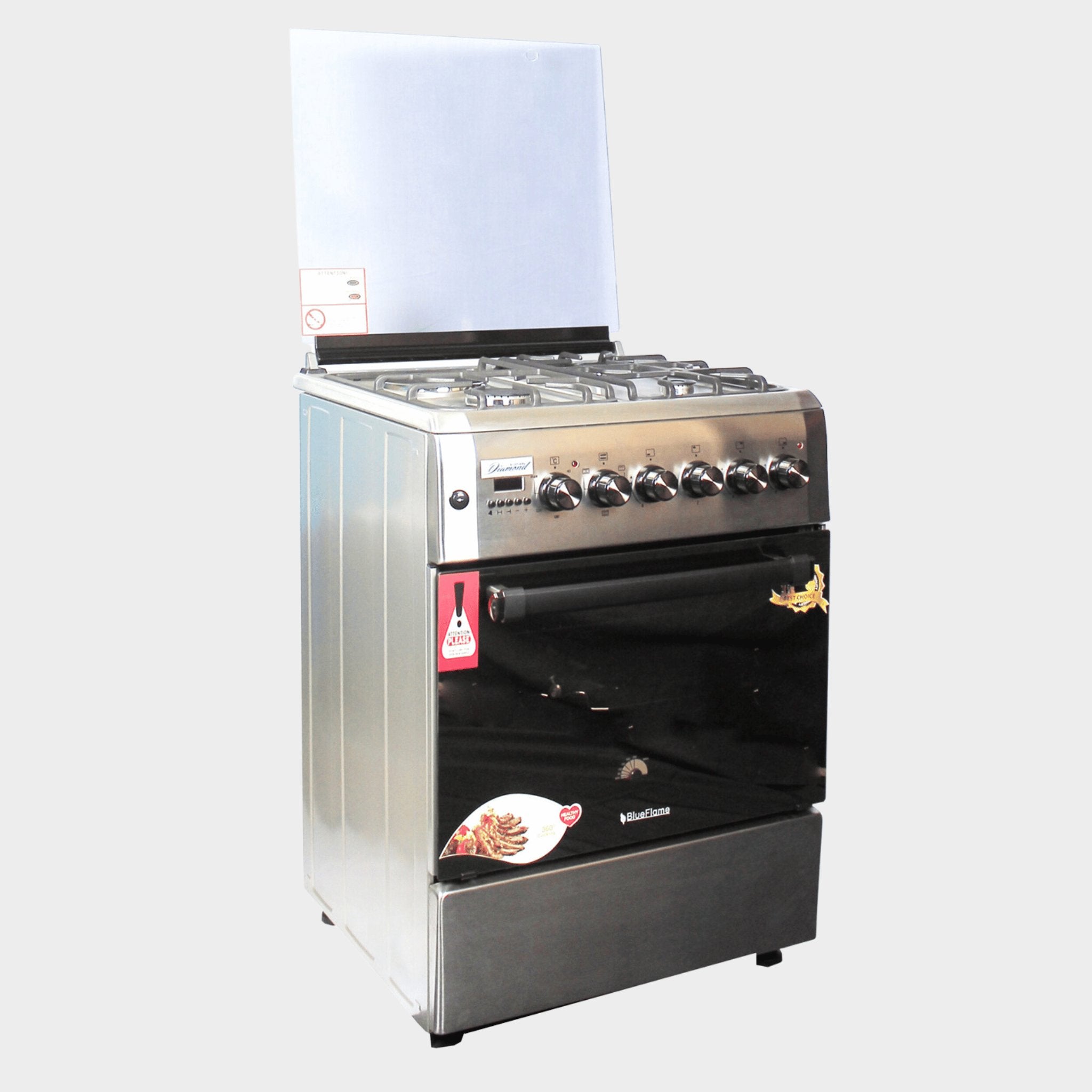 Blue flame deals gas cooker