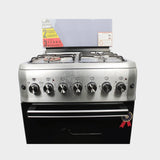 Blue Flame 60x60cm 3Gas + 1Electric Cooker +Oven S6031EFRP–L - KWT Tech Mart