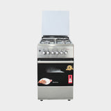 BlueFlame Cooker NL6031E 50x60cm 3 Gas, 1 Electric with Oven - KWT Tech Mart
