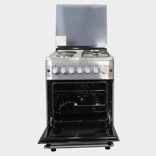 BlueFlame 60x60cm 2 Gas Burners, 2 Electric Plates, and Oven - KWT Tech Mart