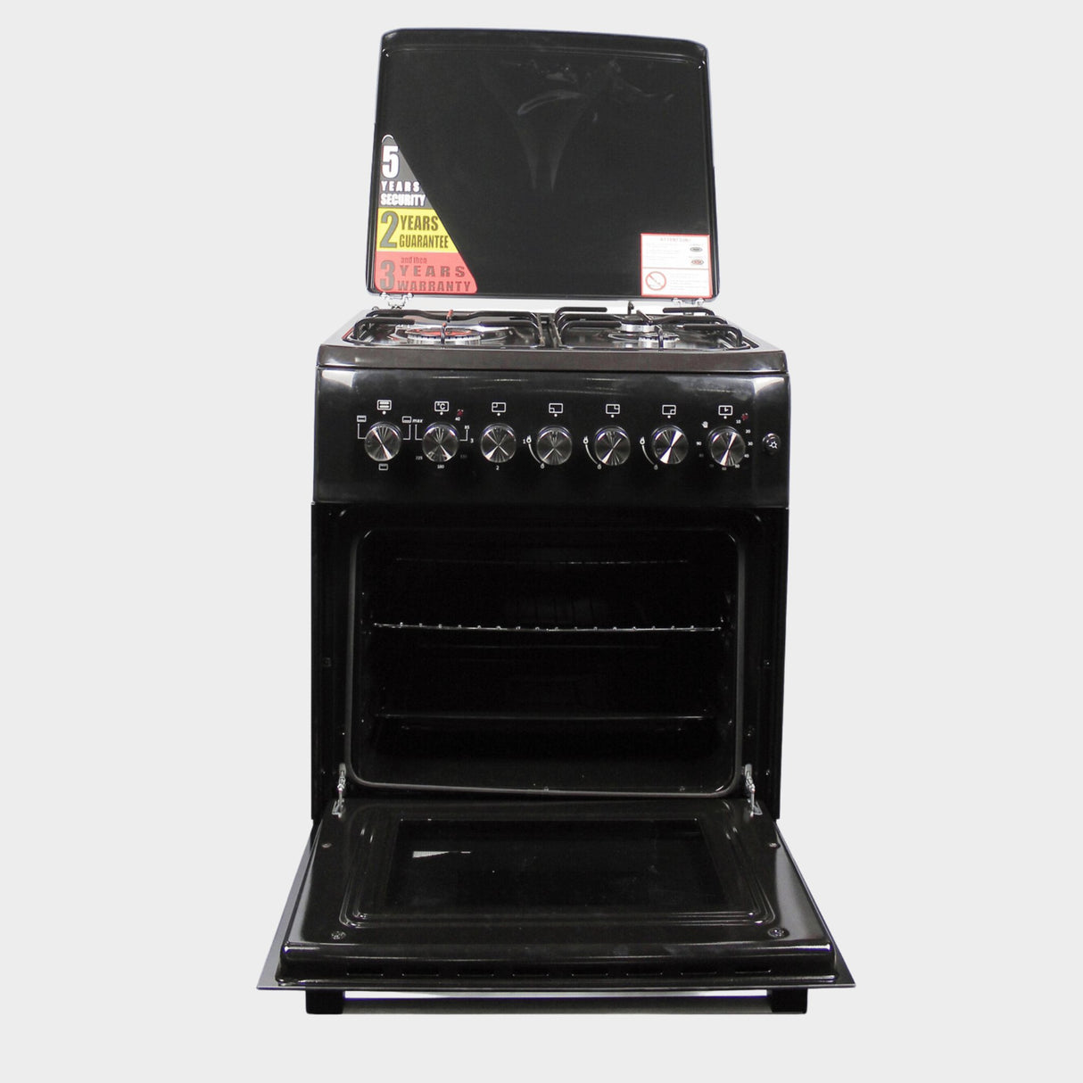 BlueFlame Cooker S6031EP-BC 60x60cm 3 Gas, 1 Electric Plate - KWT Tech Mart