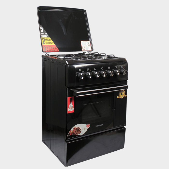 BlueFlame Cooker S6031EP-BC 60x60cm 3 Gas, 1 Electric Plate - KWT Tech Mart