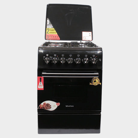 BlueFlame Cooker S6031EP-BC 60x60cm 3 Gas, 1 Electric Plate - KWT Tech Mart