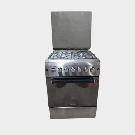 Blueflame Gas Cooker 60x60cm D60406-I-L-R-F, Silver Black - KWT Tech Mart