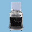 BlueFlame 60x60cm 3 Gas Burners, 1 Electric Plate, and Oven - KWT Tech Mart