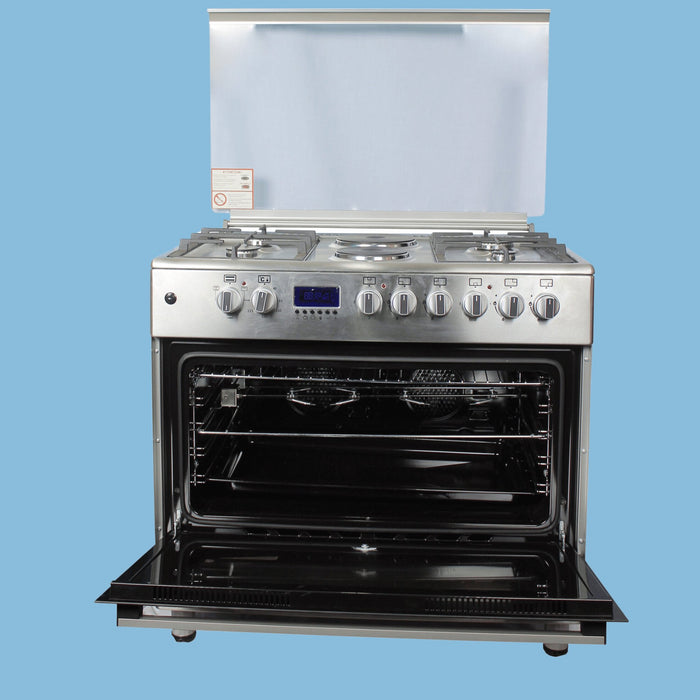 Blueflame diamond cooker E9042ERF 90*60cm Inox- Stainless steel