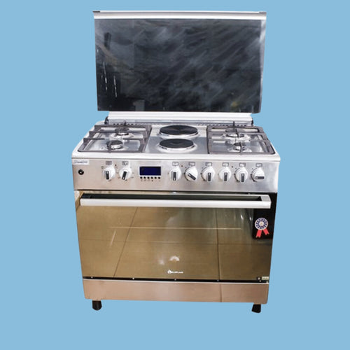 Blueflame Cooker, 4Gas + 2 Electric Hotplate + Oven 9042ERF - KWT Tech Mart