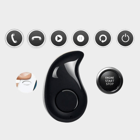 Bluetooth Mini S530 Hands-Free Single Earbud – Black - KWT Tech Mart