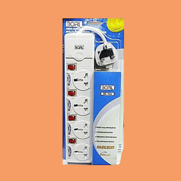 BORL 4Ways BL-144 Heavyduty Extension Socket Surge Protected - KWT Tech Mart