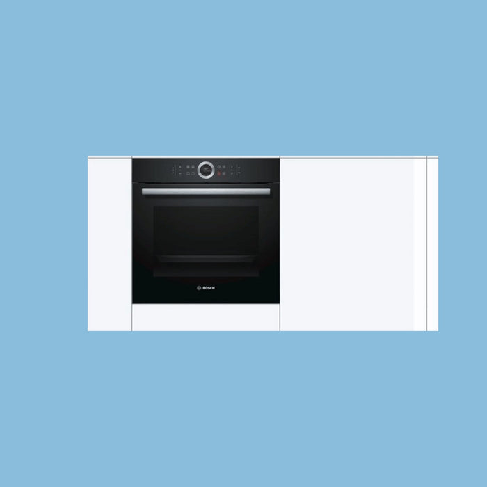 Bosch 71L Serie 8 Built in Electric Oven HBG634BB1B - Black - KWT Tech Mart