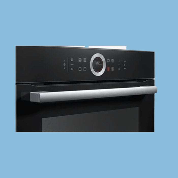 Bosch 71L Serie 8 Built in Electric Oven HBG634BB1B - Black - KWT Tech Mart