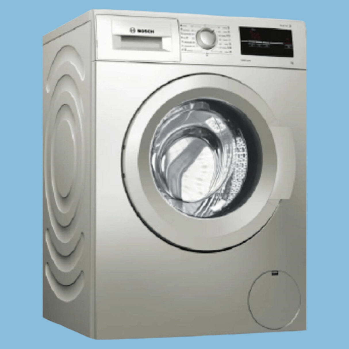 Bosch 7kg Front Load Washing Machine, WAJ2017SKE - Silver - KWT Tech Mart