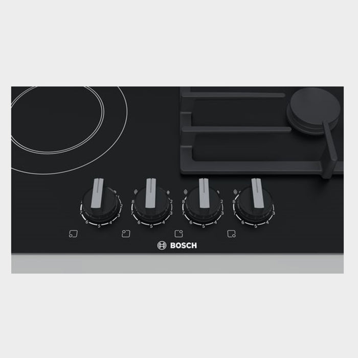 Bosch 3Gas + 1 Electric Built in Hob, 60cm PRY6A6B70 - Black - KWT Tech Mart