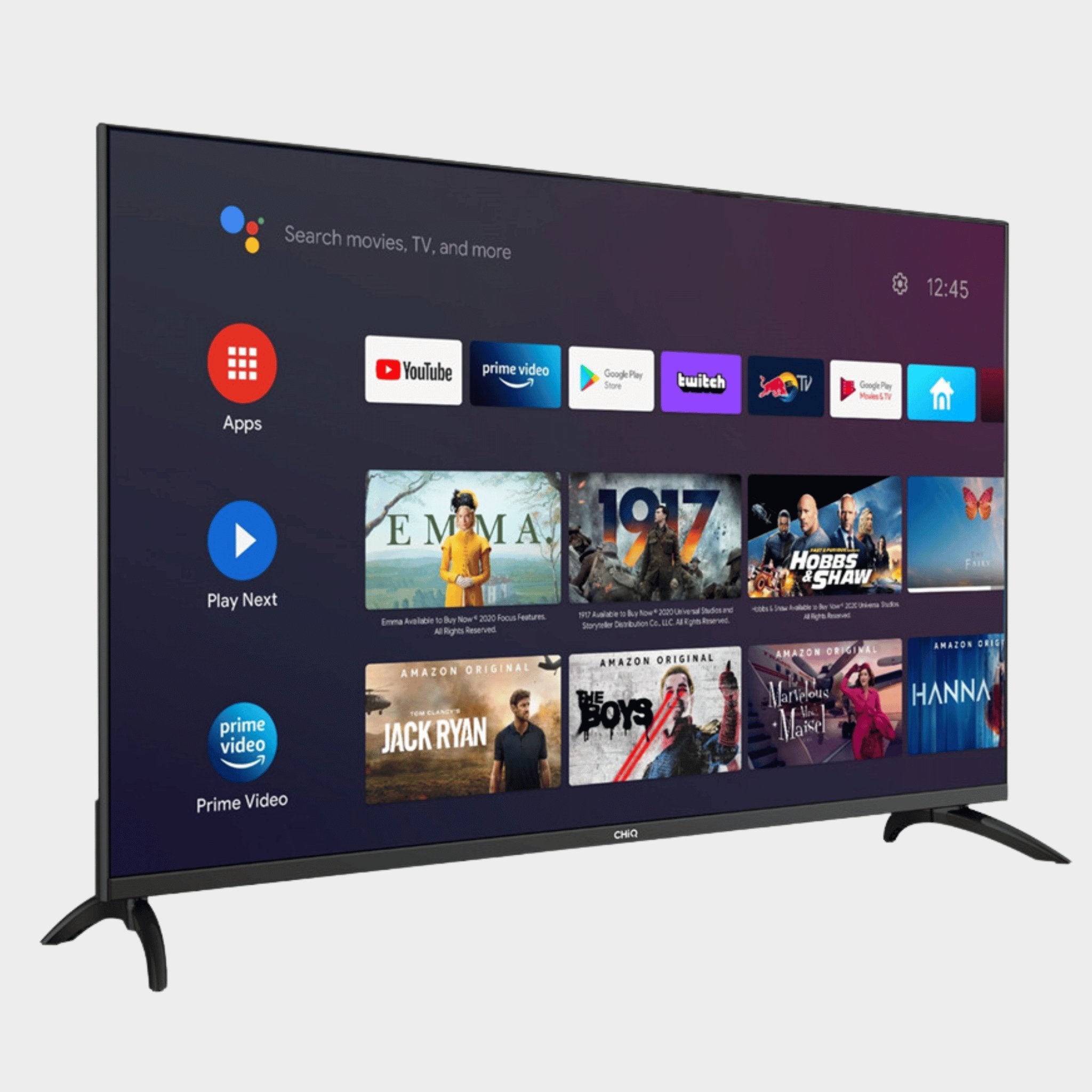 CHiQ 50-Inch 4K UHD HDR Android Smart LED TV / Television