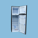 Chiq 168Ltr Double Door Refrigerator Fridge CTM220 – Black - KWT Tech Mart