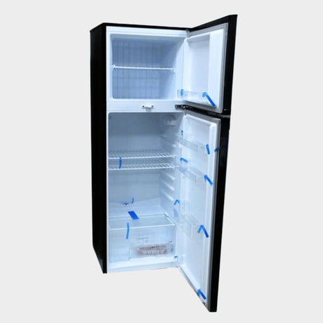 Chiq 200Ltr Double Door Refrigerator Fridge CTM260 – Black - KWT Tech Mart