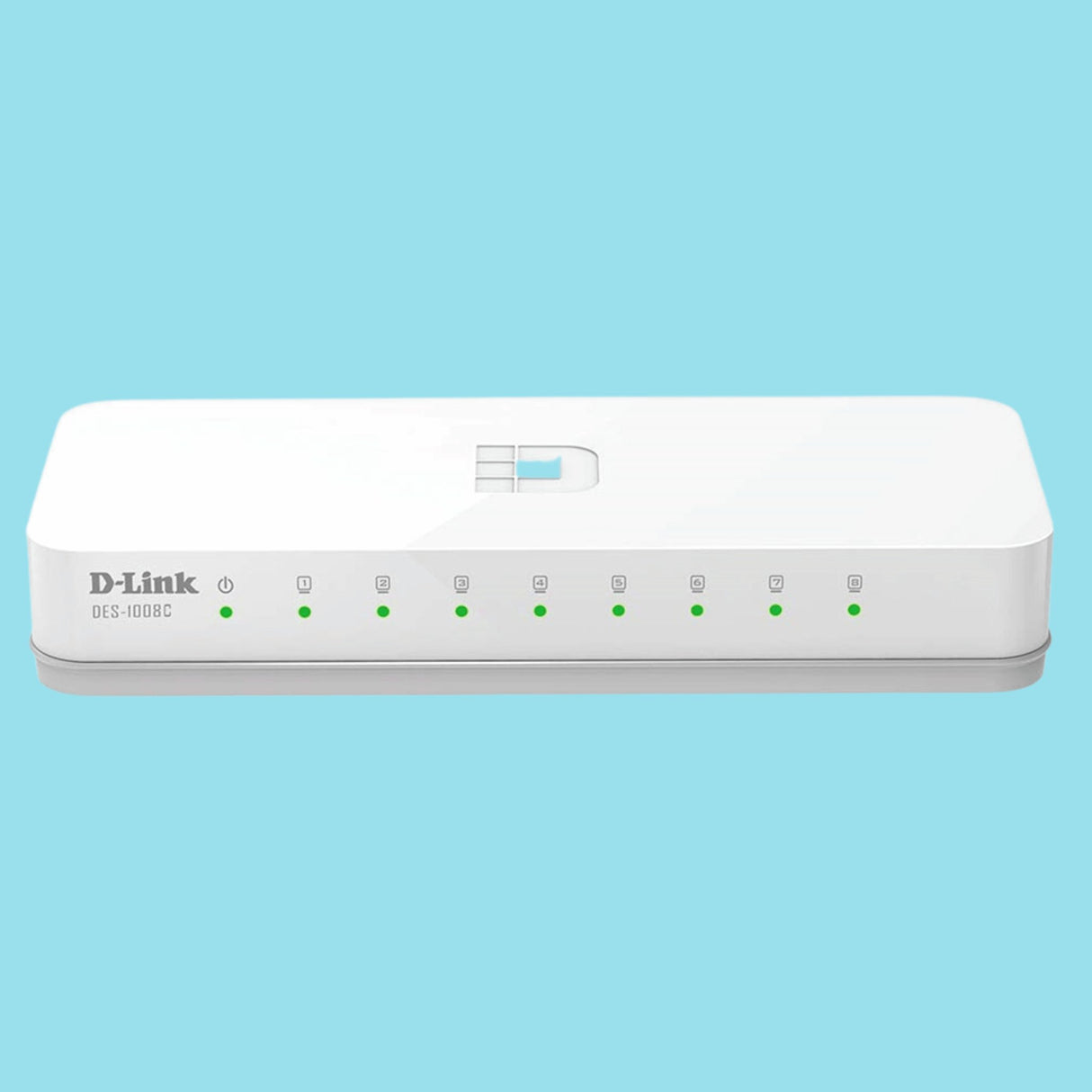 D-Link DES-1008C 8-Port 10/100Mbps Desktop Switch - White - KWT Tech Mart