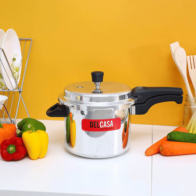 Delcasa 5L Aluminium Pressure Cooker DC1119 - KWT Tech Mart
