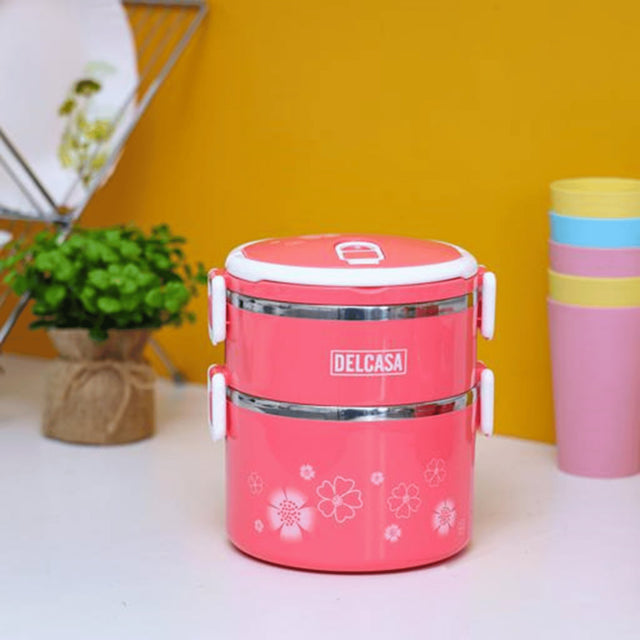 Delcasa 1.7L, 2 Layer Lunch Box DC1620 - KWT Tech Mart - KWT Tech Mart