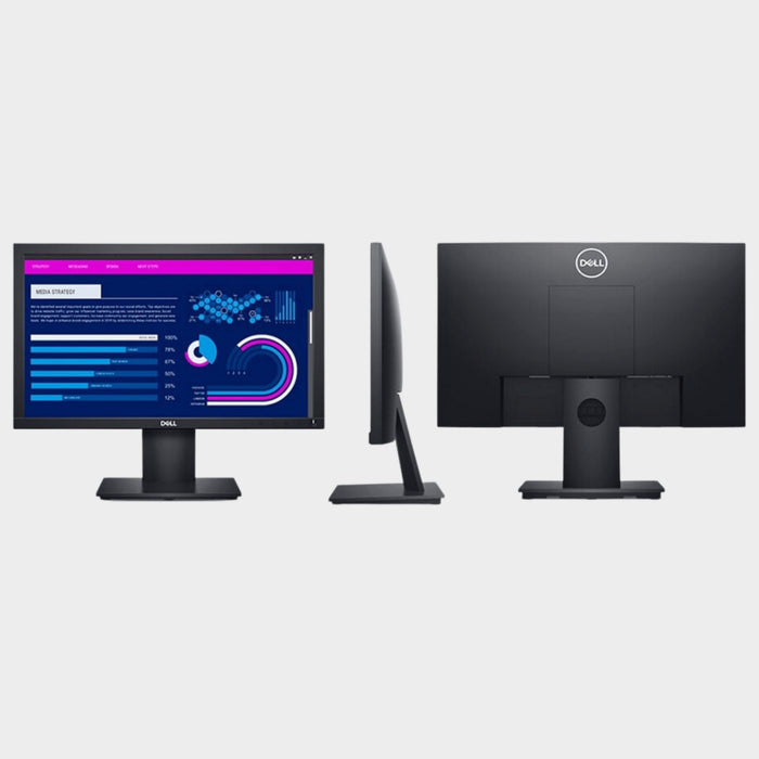 Dell E1920H 19 Inch Monitor, Black - KWT Tech Mart - KWT Tech Mart