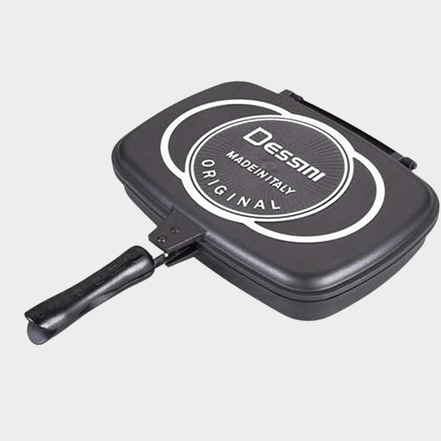 Dessini Double Grill Pan, 36cm - Black - KWT Tech Mart
