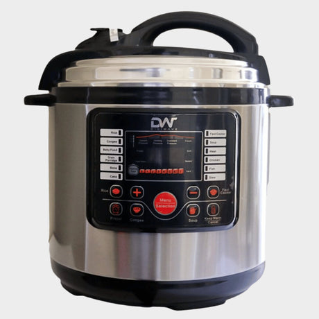 Digiwave 9L Electric Pressure Cooker, 1300W - Silver - KWT Tech Mart