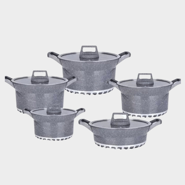 Dissini Regina 10-Piece Granite Non-Stick Cookware Set - KWT Tech Mart