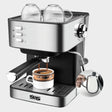 DSP 1.6L Electric Espresso Coffee Maker Machine - Silver - KWT Tech Mart