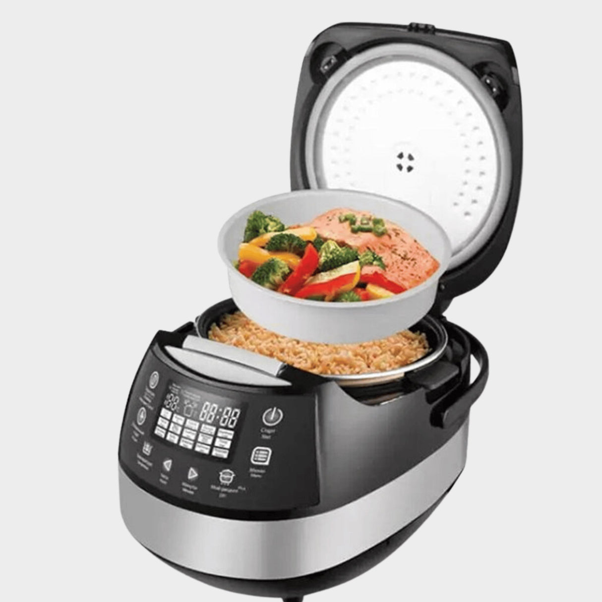 DSP 5L Digital Smart Steam Multi-function Rice Cooker - Black - KWT Tech Mart