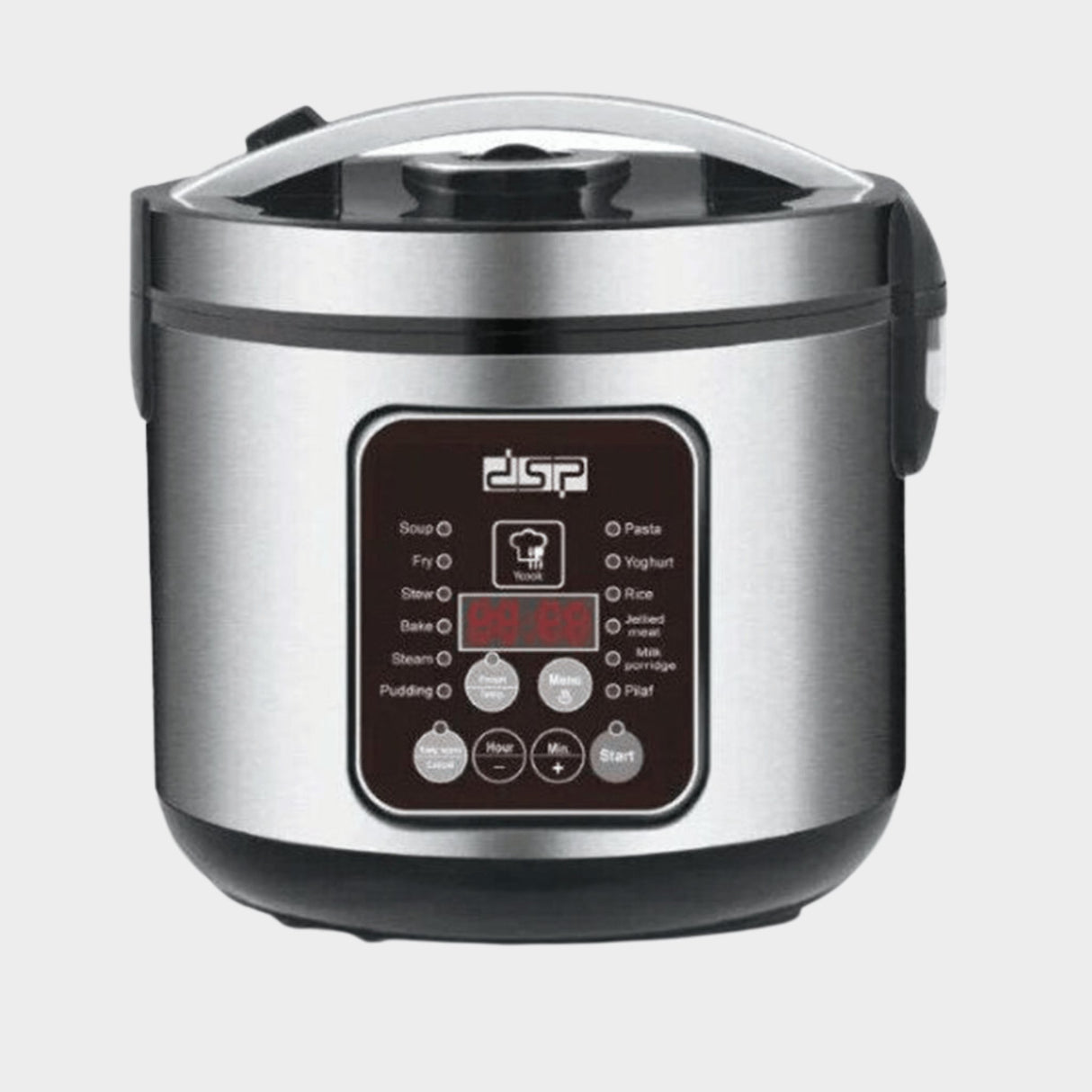 DSP 5L Multi-functional Rice Cooker Steamer Pan - Silver - KWT Tech Mart
