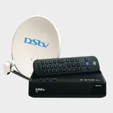 DSTV Full kit HD Decoder + Dish + 1month subsription - Black - KWT Tech Mart