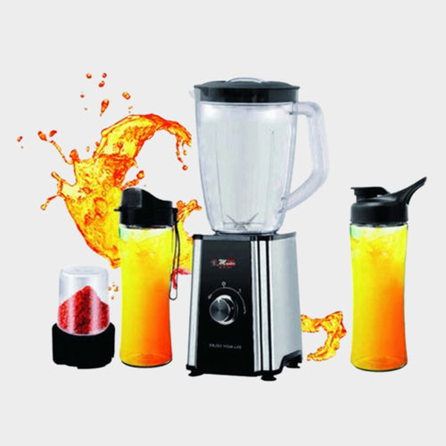 Electro Master 1L 4-in-1 Smoothie Blender EM-BL-1074 - Grey - KWT Tech Mart