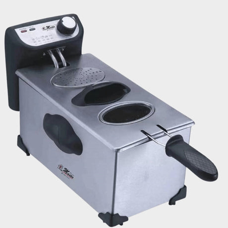 Electro Master 3L Deep Fryer, EM-DF1052 - Silver - KWT Tech Mart