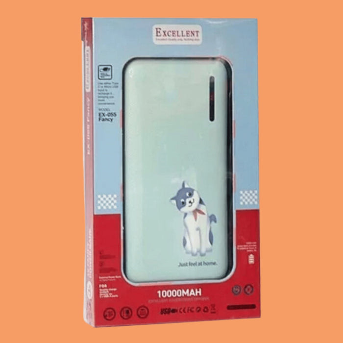 Excellent 10000mAh EX-055 Power Bank – Turquoise - KWT Tech Mart