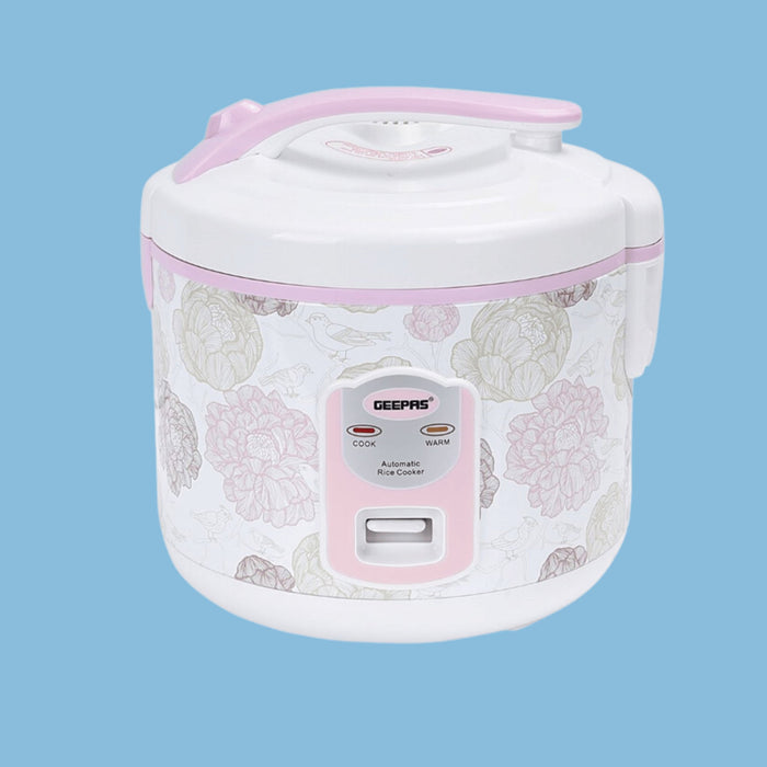 Geepas 1.5L Electric Rice Cooker, GRC4334 - White - KWT Tech Mart