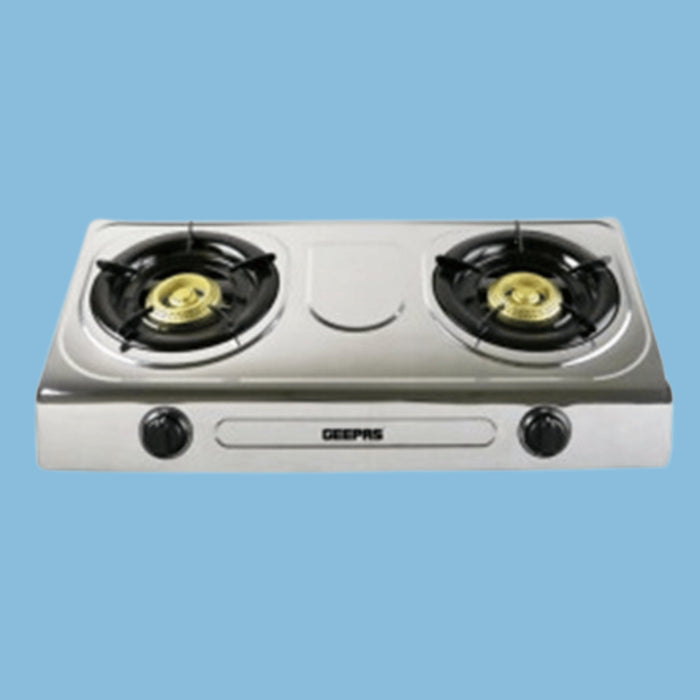 Geepas 2 Burner Gas Stove with Auto ignition, GK5605 - KWT Tech Mart