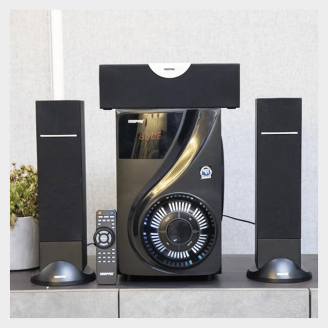 Geepas 3.1 Channel Multimedia Speaker GMS8522 - Black, - KWT Tech Mart
